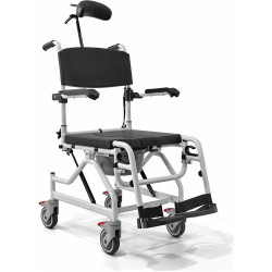 Vita Orthopaedics Καρέκλα Αλουμινίου Τροχήλατη Αναπηρικό Αμαξίδιο Μπάνιου με Απλή Πλάτη Αδιάβροχη Με Wc 46cm 09-2-013